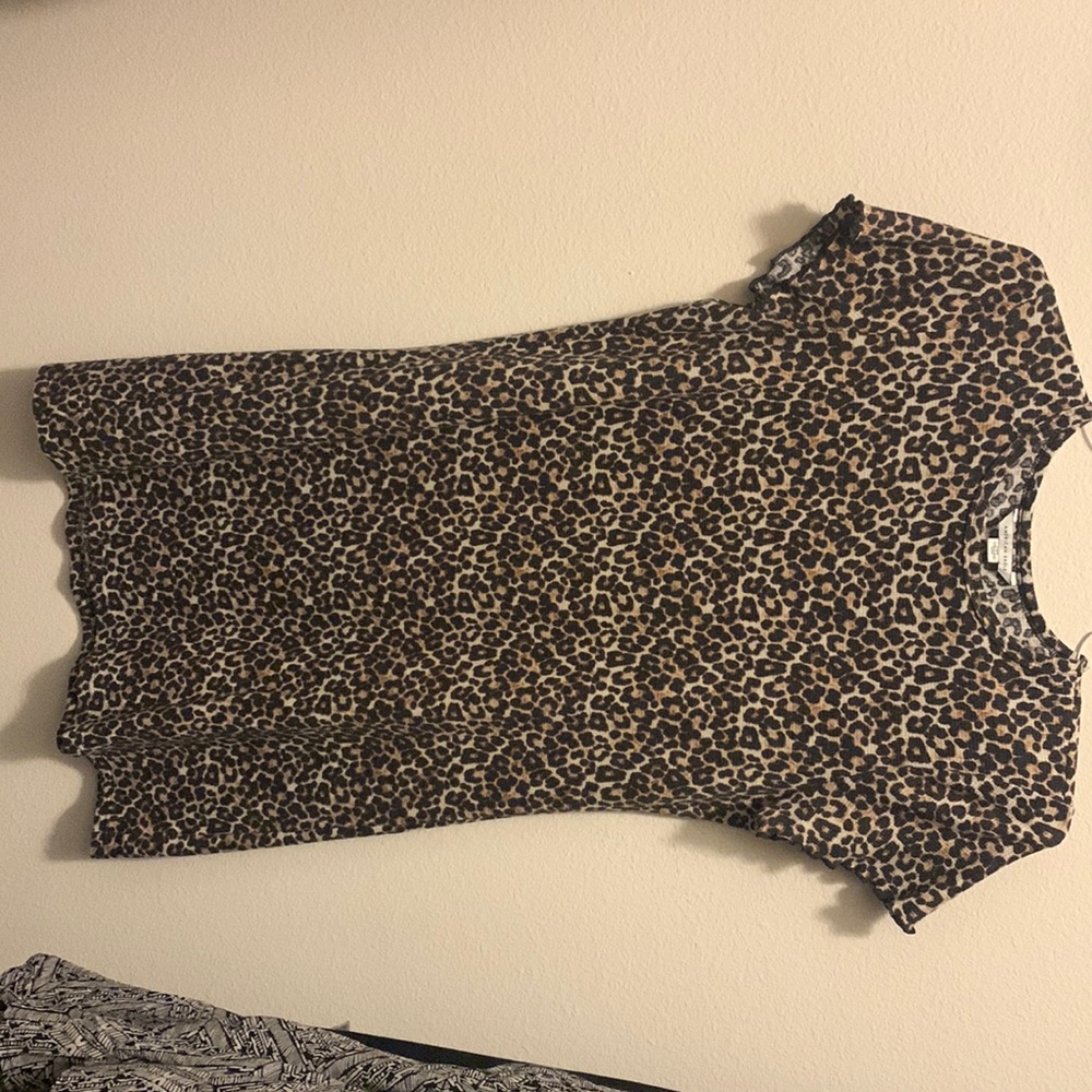 cheetah mini dress